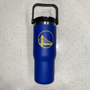 New Golden State Warriors NBA 30 oz Stainless Steel Tumbler with Straw